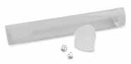 BCW Playmat Tube with Dice Holder White