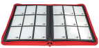 Binder: PRO  9-Pocket Zippered Vivid- Red
