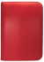 Binder: PRO  4-Pocket  Zippered Vivid- Red