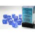 Chessex Signature 16mmd6 (12dice) Frosted Blue