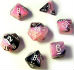 7-Die Set Gemini: Black-Pink/White