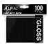 Deck Protectors:Standard Pro-Gloss- Eclipse Jet Black (100 count)