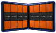 Binder: PRO 12-Pocket Zippered Vivid- Blue